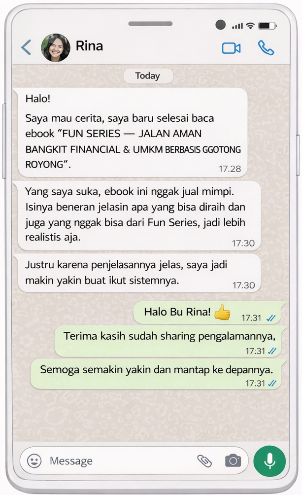 Testimoni Pembaca Ebook Fun Series Jalan Aman