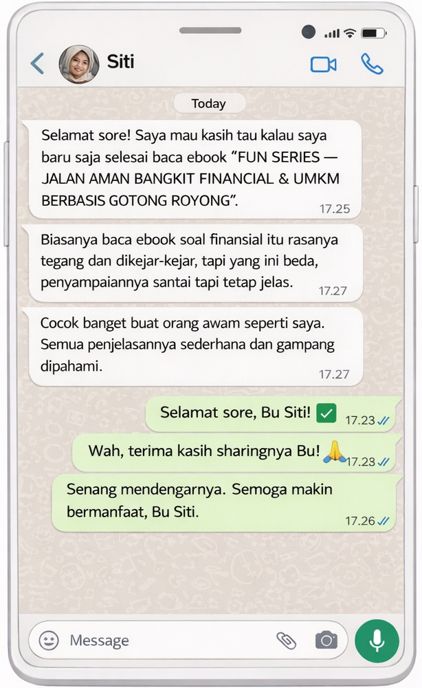 Testimoni Pembaca Ebook Fun Series Jalan Aman